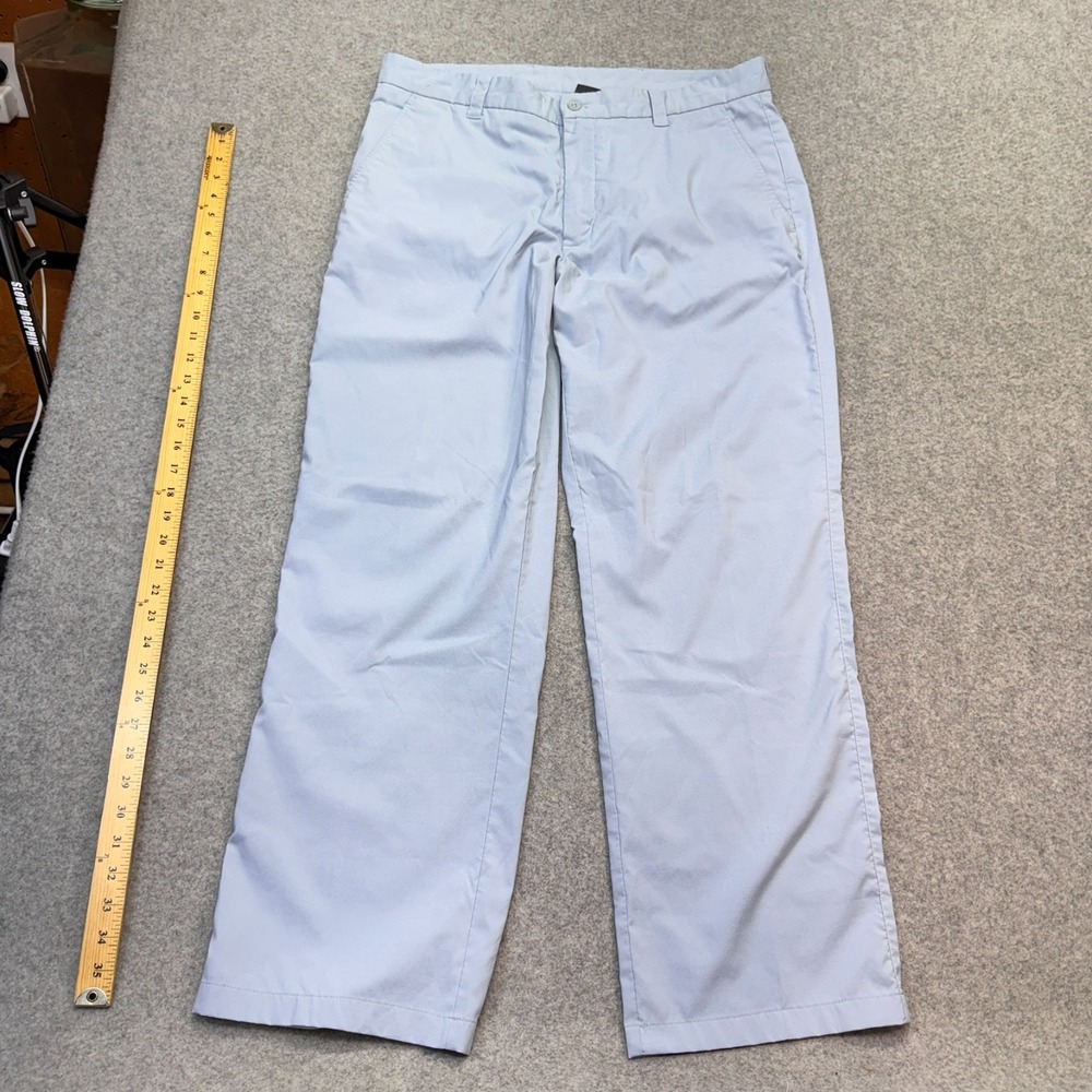 Nike Golf Dri-FIT Pants Men's 36x31 Light Blue Performance Stretch Casual Chino